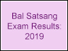 Bal Satsang Exams Results - March 2019