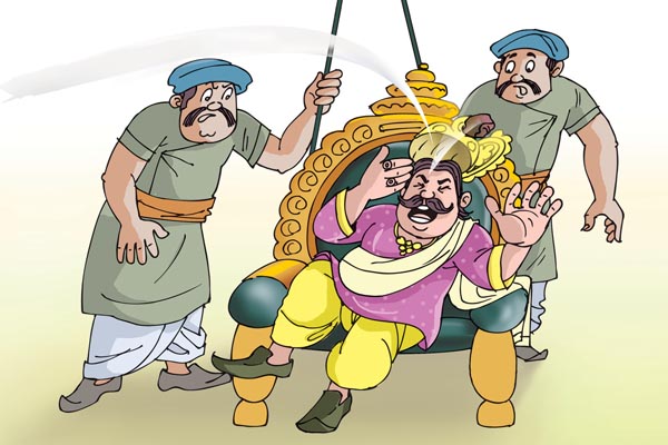 The King who Got Hurt by a Stone