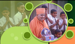 Kids.Baps.Org - With Swamishri