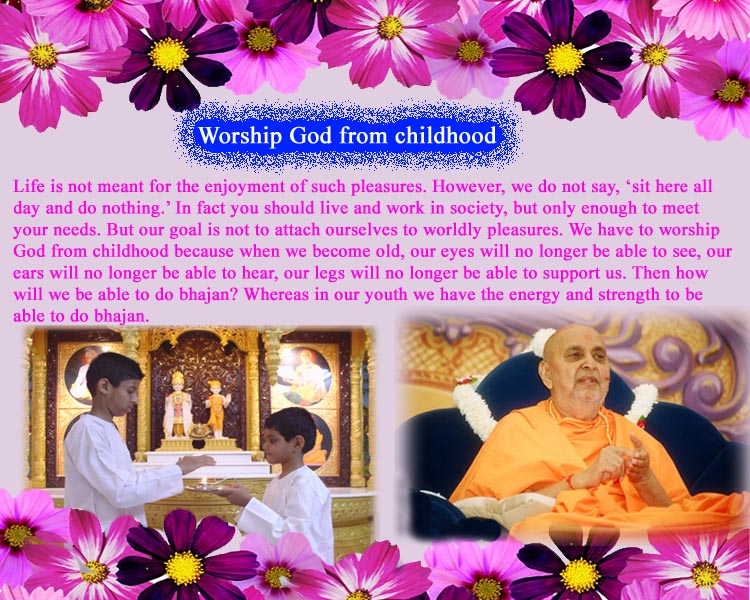 Worship God From Childhood