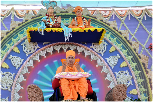 Bhagwan Swaminarayan is forever ingrained in his mind 